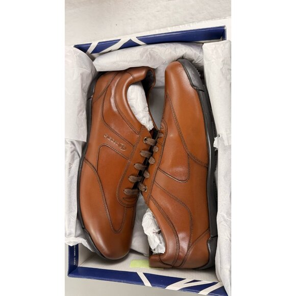 Geox Brown Leather Loafers main image 6